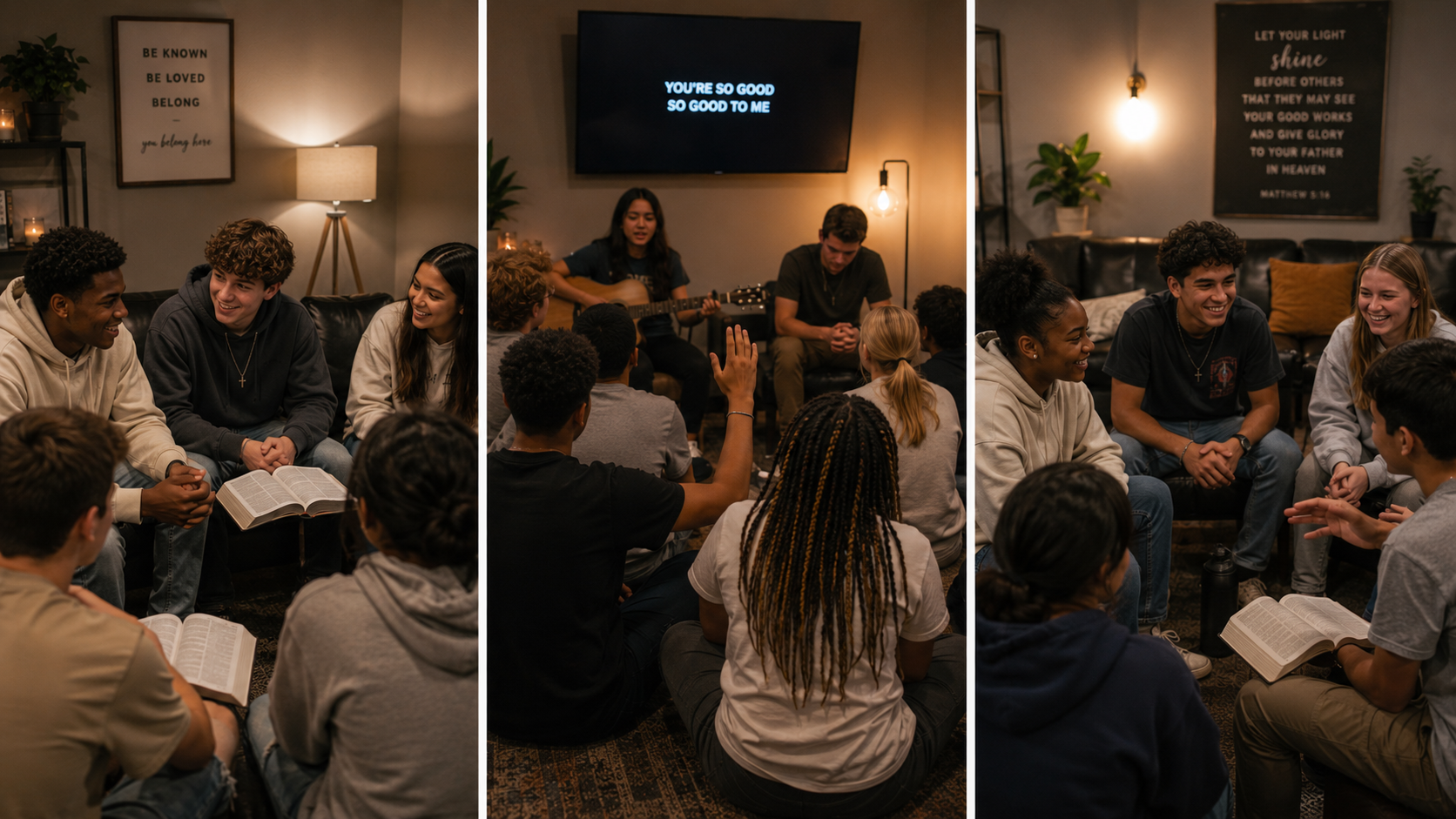 Students at a Journey retreat